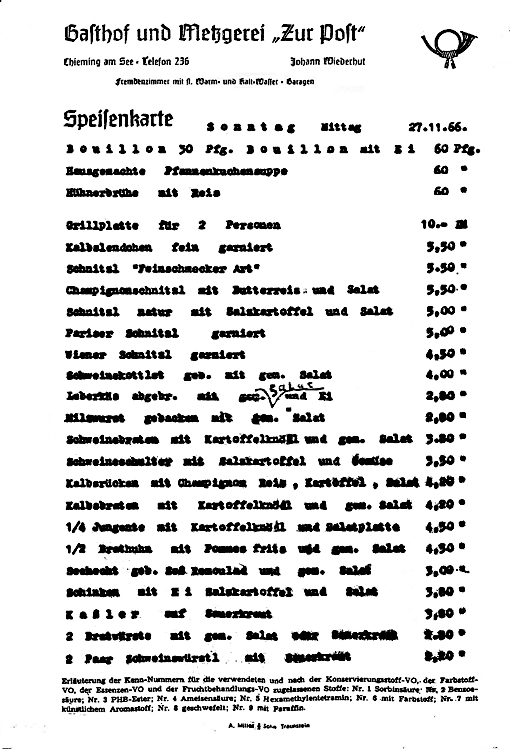 speisen